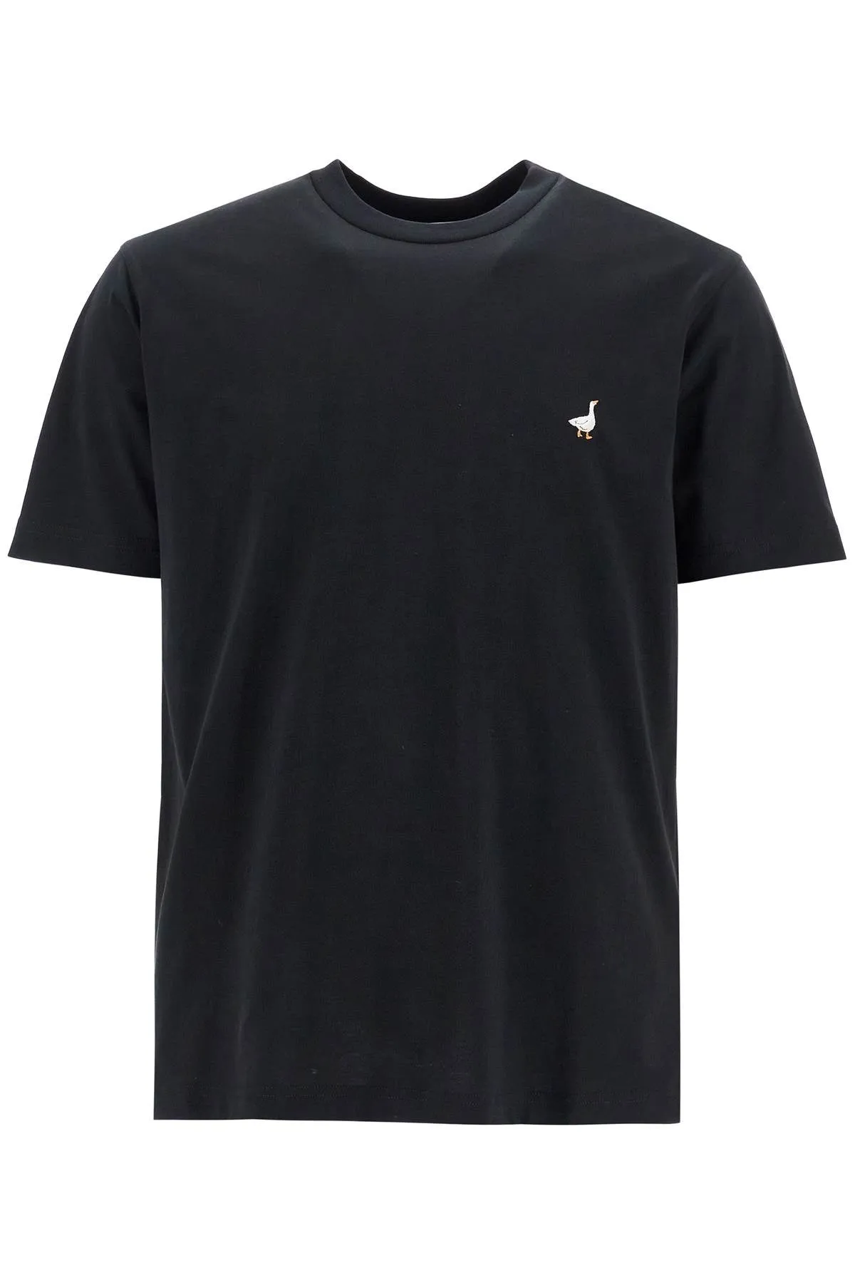 goose embroidered t-shirt A0714 0241 MULTI BLACK