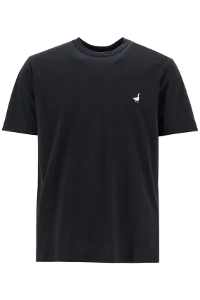 goose embroidered t-shirt A0714 0241 MULTI BLACK