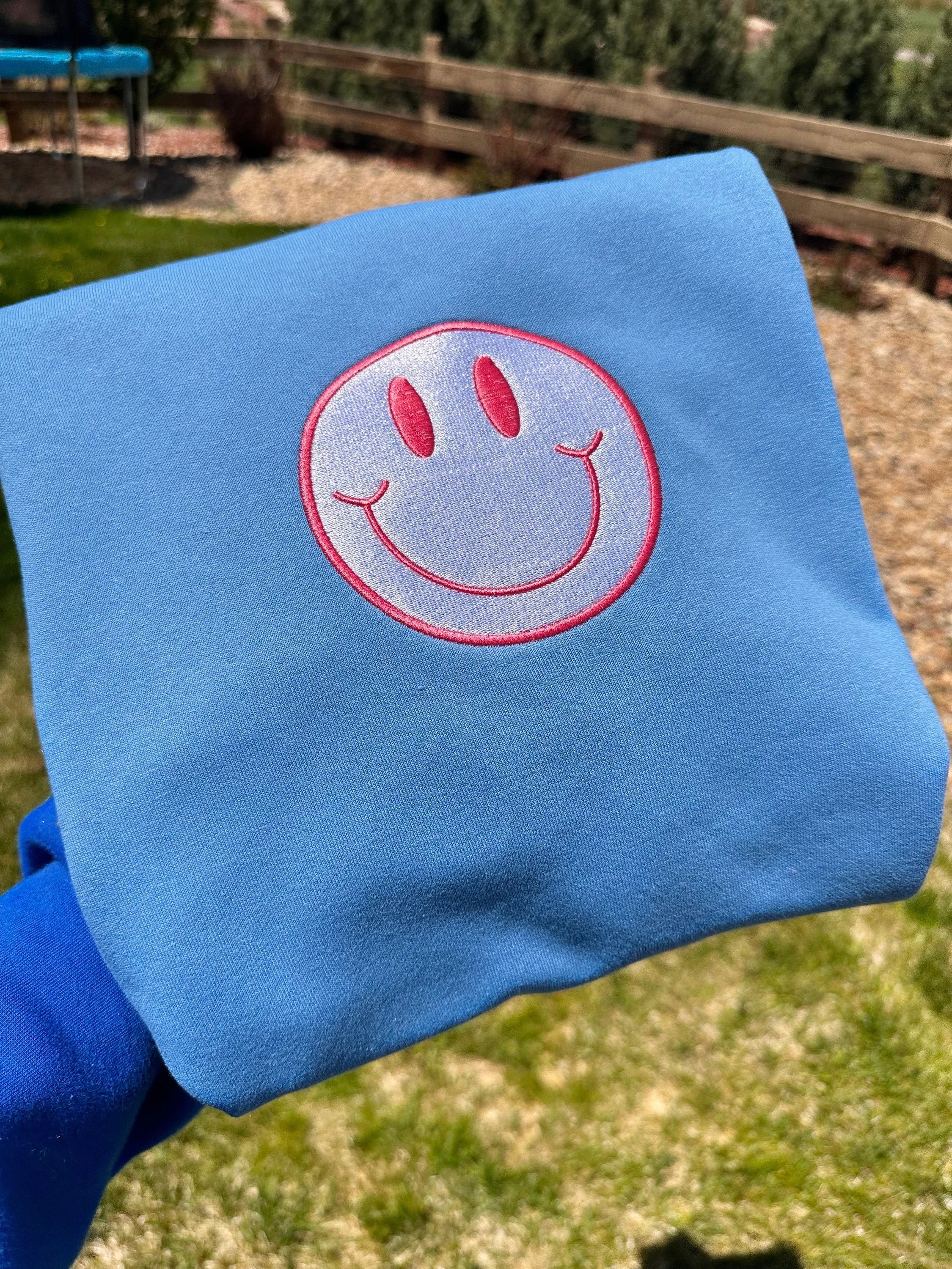 Happy Girl Era, embroidered sweatshirts