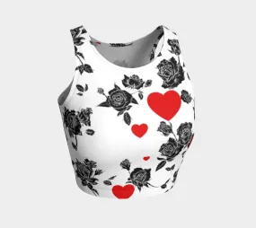 Hearts and Roses Crop Top