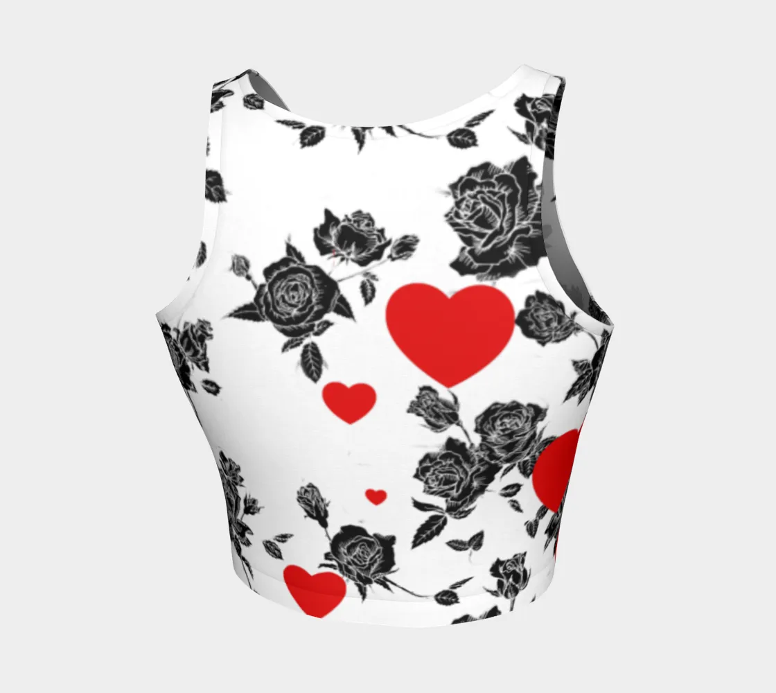 Hearts and Roses Crop Top