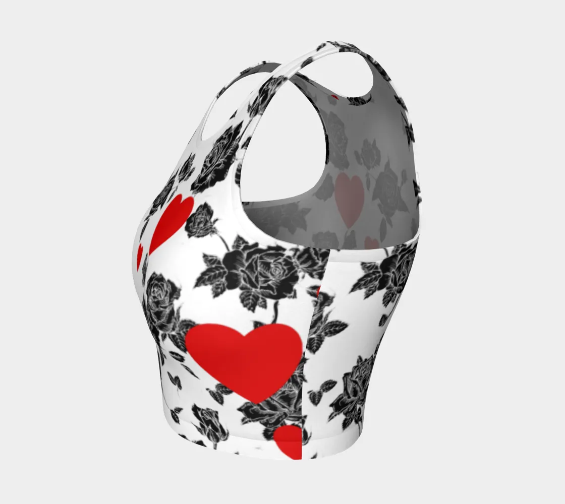 Hearts and Roses Crop Top
