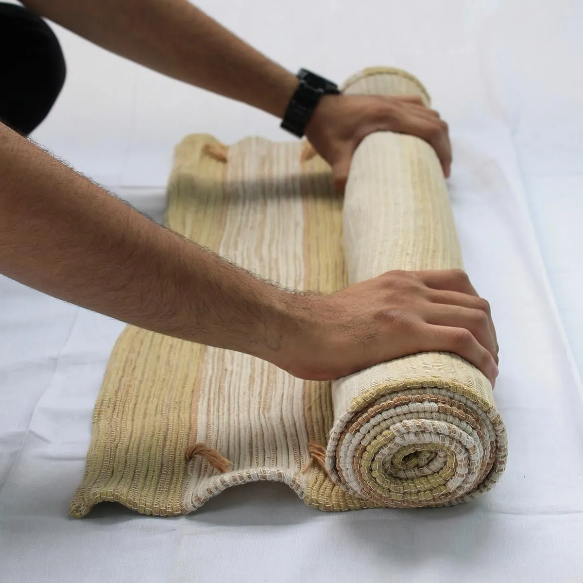 Herbal Drill Yoga Mat with Hurdles for Enhanced Yoga Practice