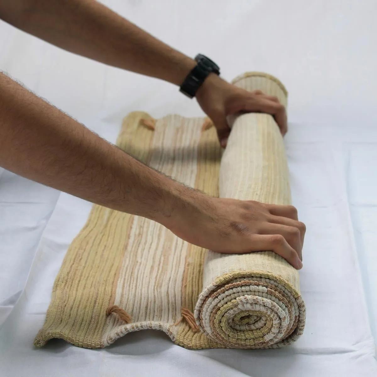 Herbal Drill Yoga Mat with Hurdles for Enhanced Yoga Practice