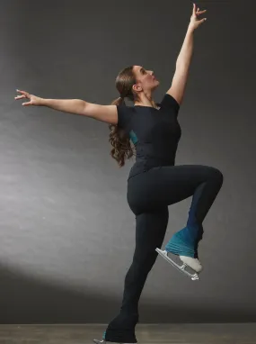 High Waist Legging-Ombré Navy