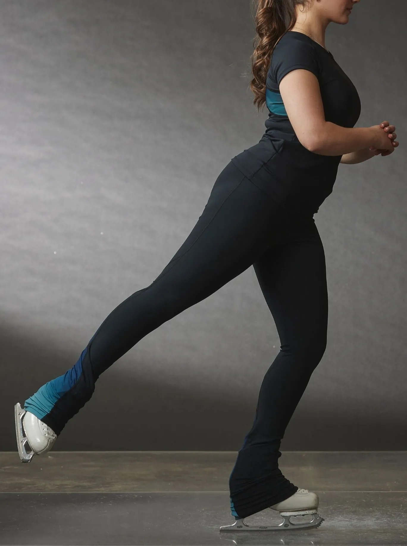 High Waist Legging-Ombré Navy