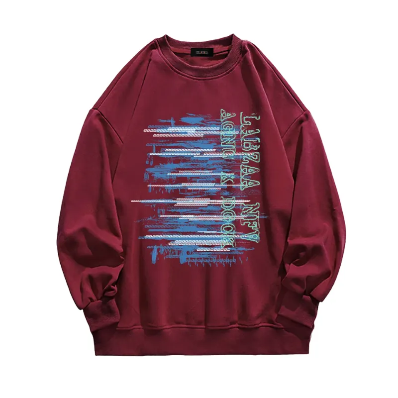 Hip Hop Color Graffiti Sweatshirt