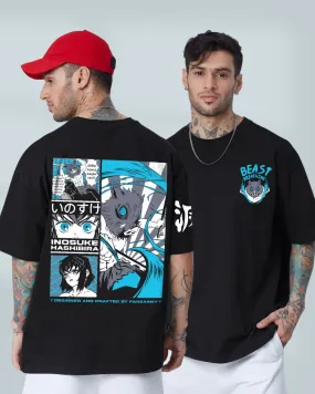 Insouke Demon Slayer Anime Over Sized T-shirt