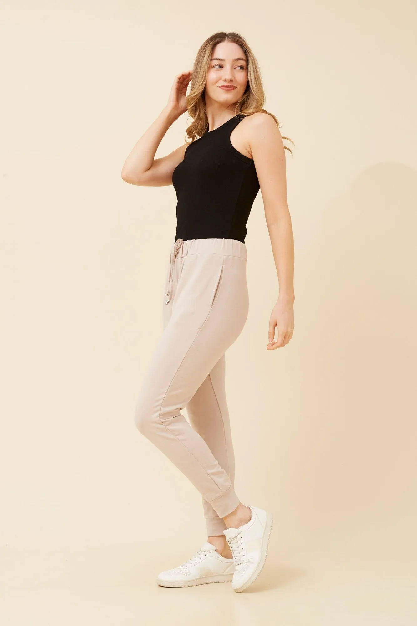 KENDALL FLEECE TRACK PANTS