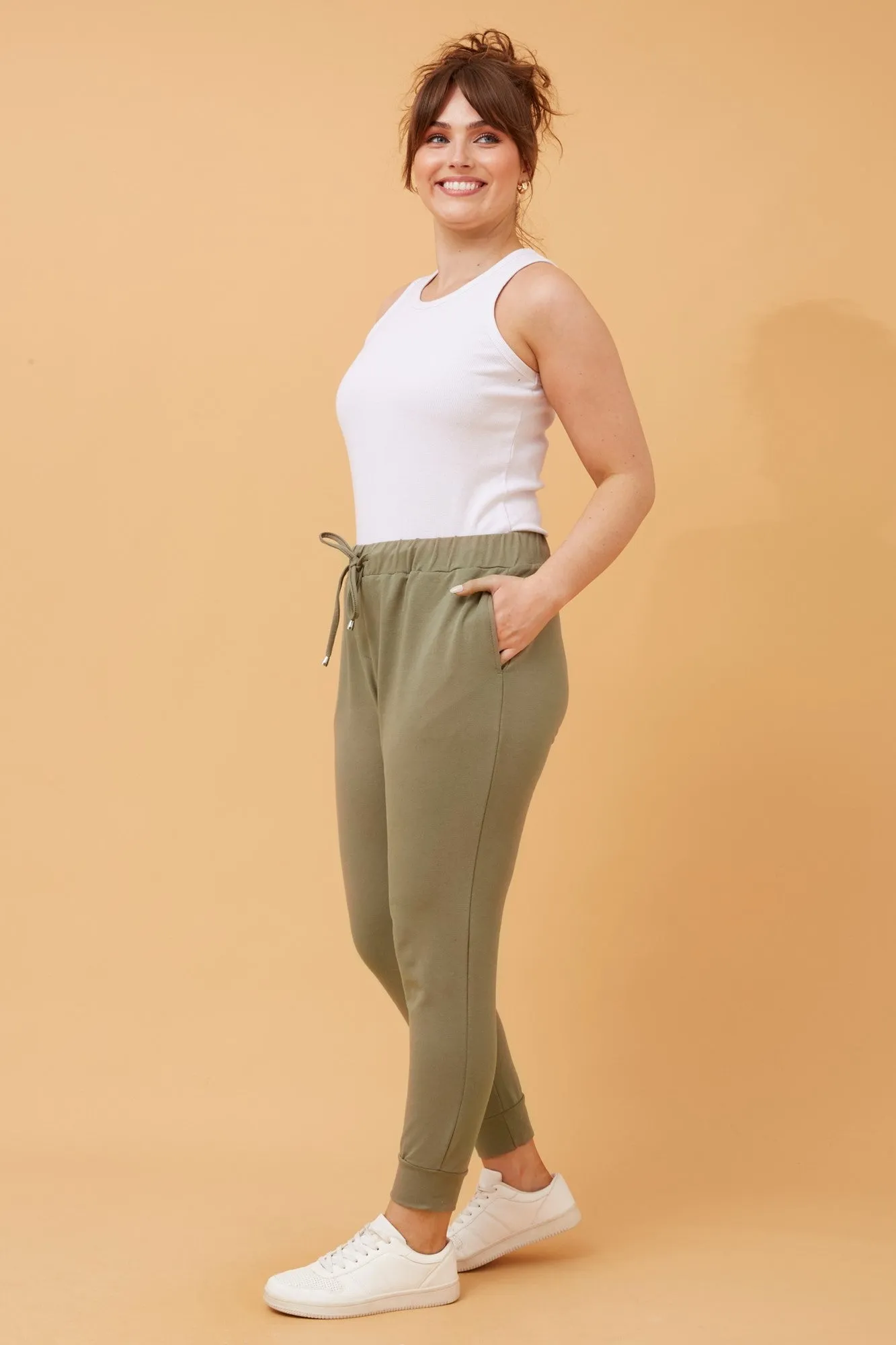 KENDALL FLEECE TRACK PANTS