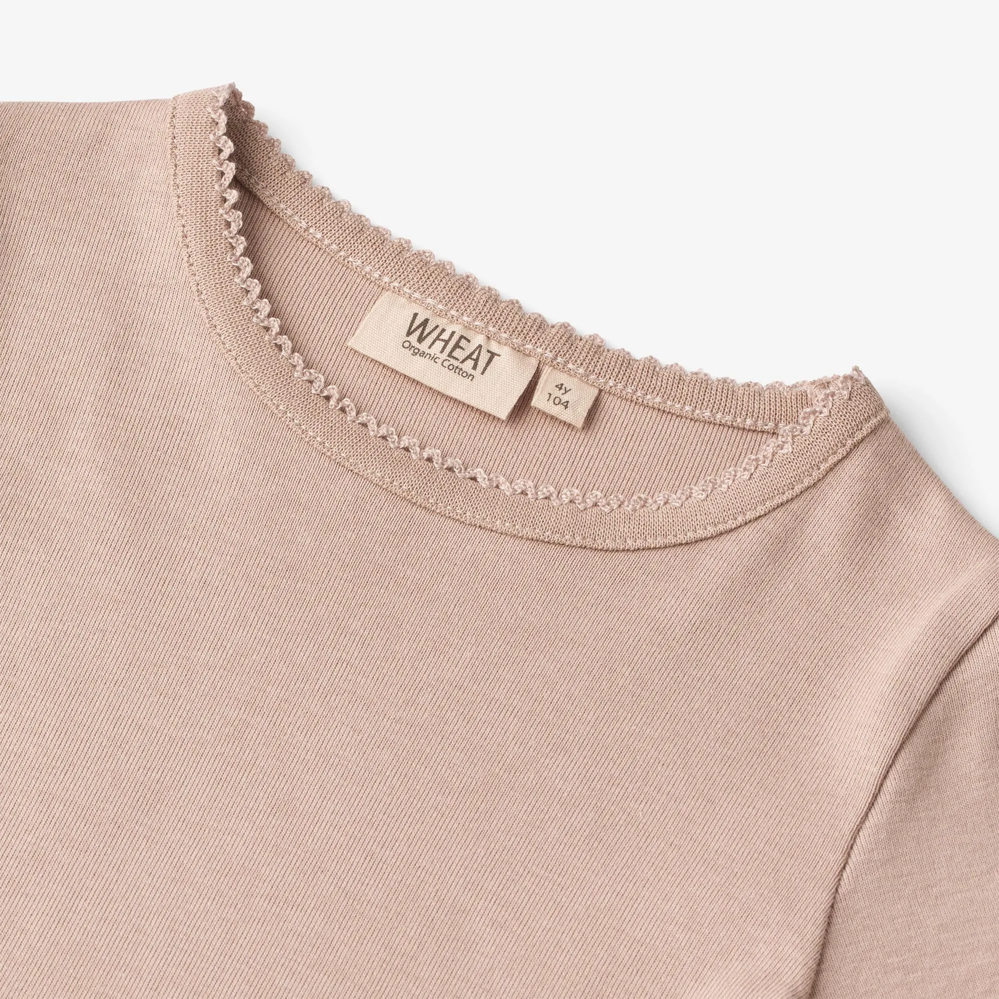 Langærmet Basis T-shirt Belis - grey rose