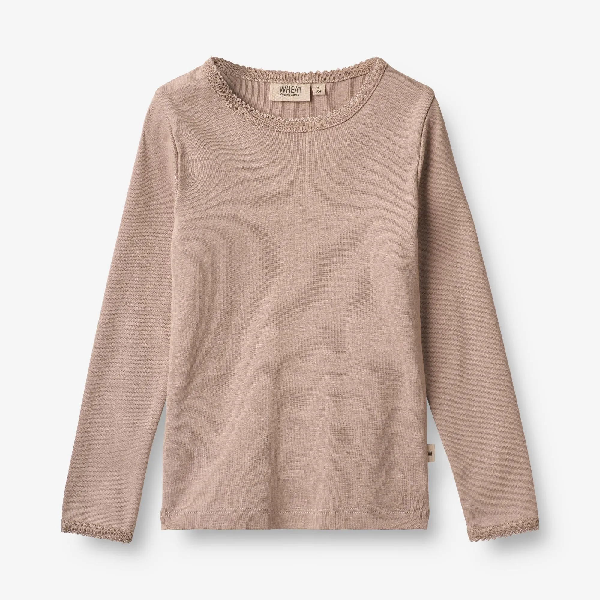 Langærmet Basis T-shirt Belis - grey rose
