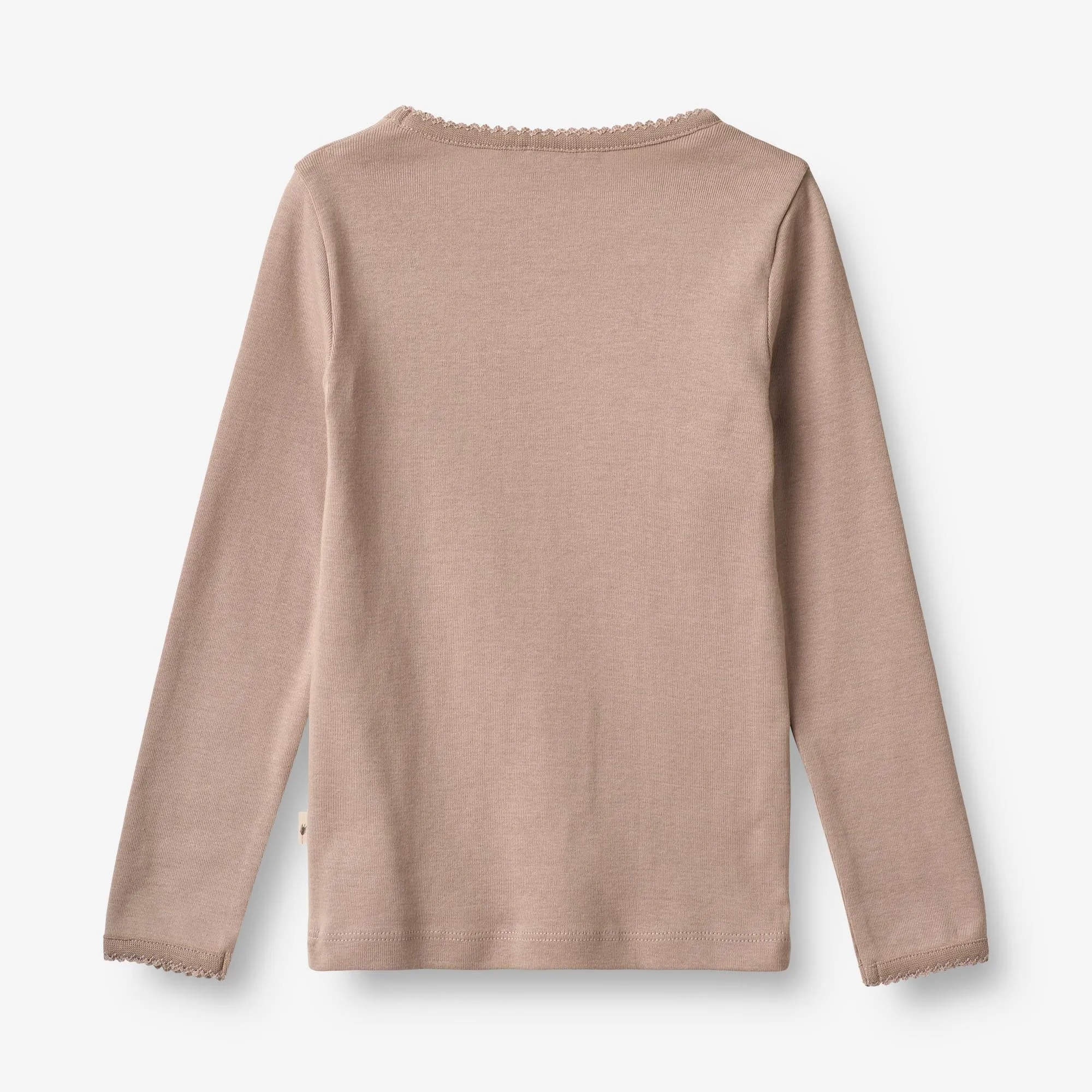 Langærmet Basis T-shirt Belis - grey rose