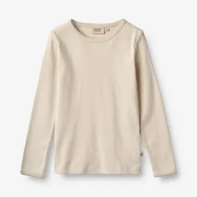 Langærmet Basis T-shirt Belis - offwhite
