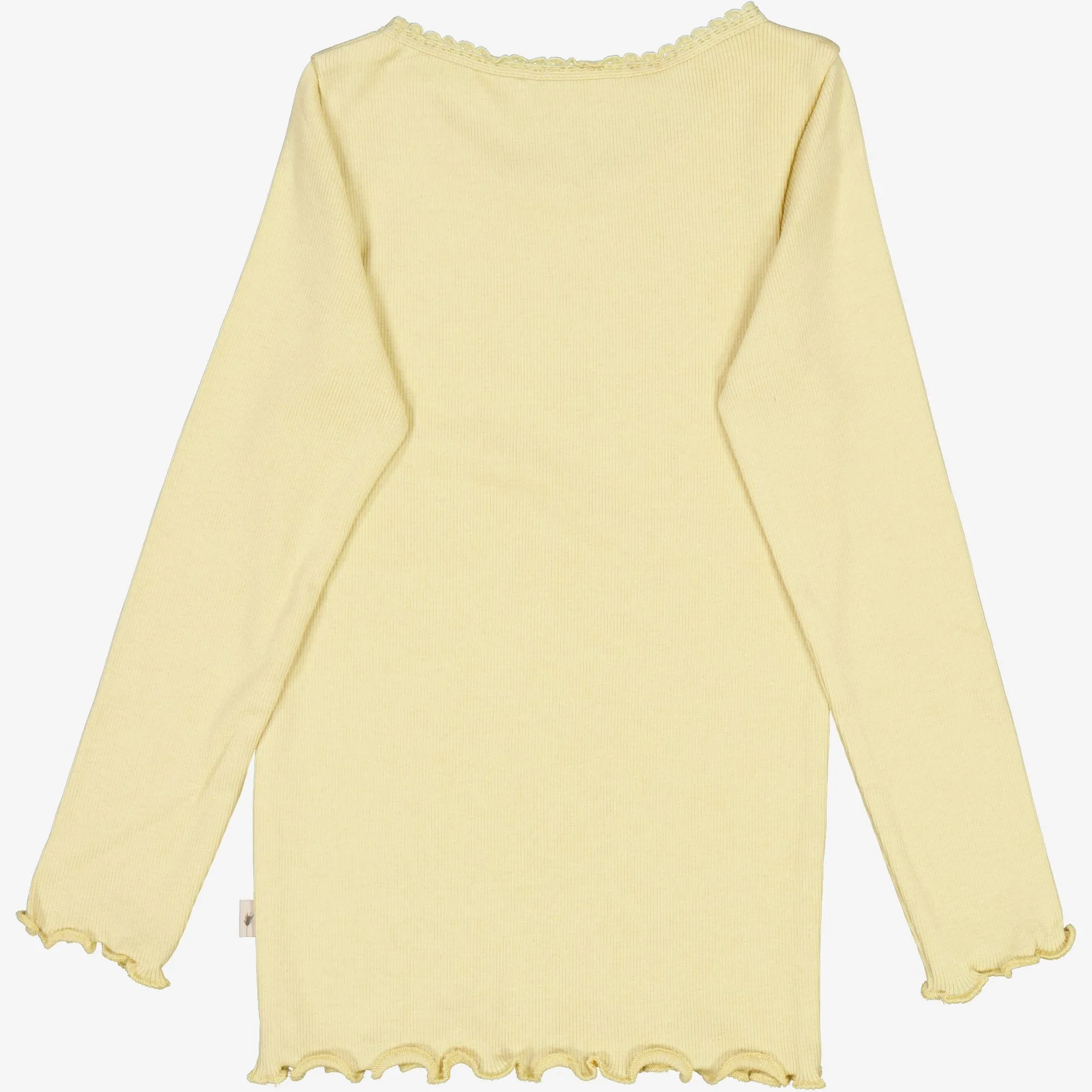 Langærmet Blonde Rib T-shirt - yellow dream