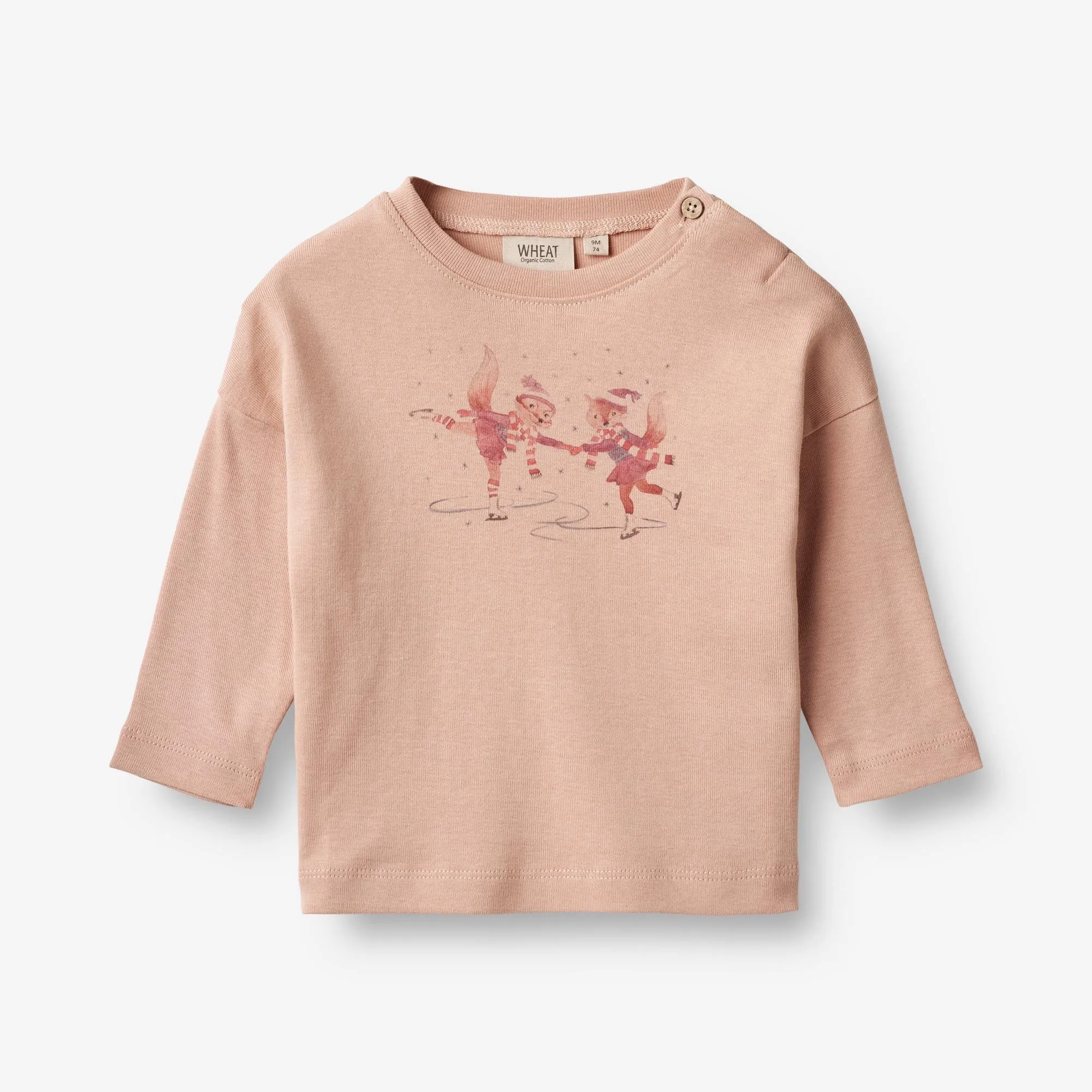 Langærmet T-Shirt | Baby - pink sand
