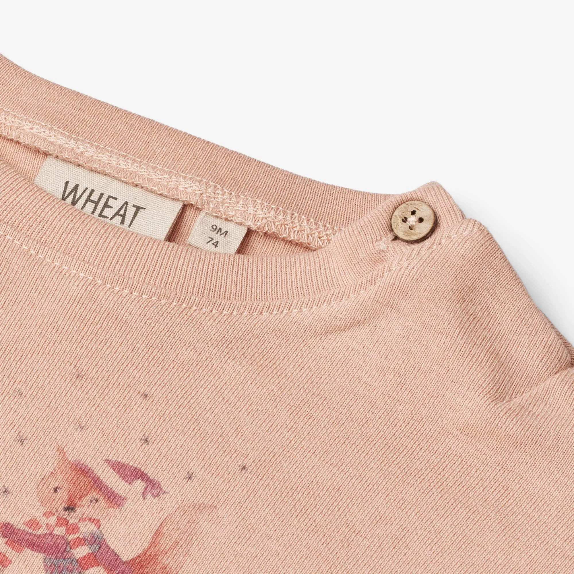 Langærmet T-Shirt | Baby - pink sand