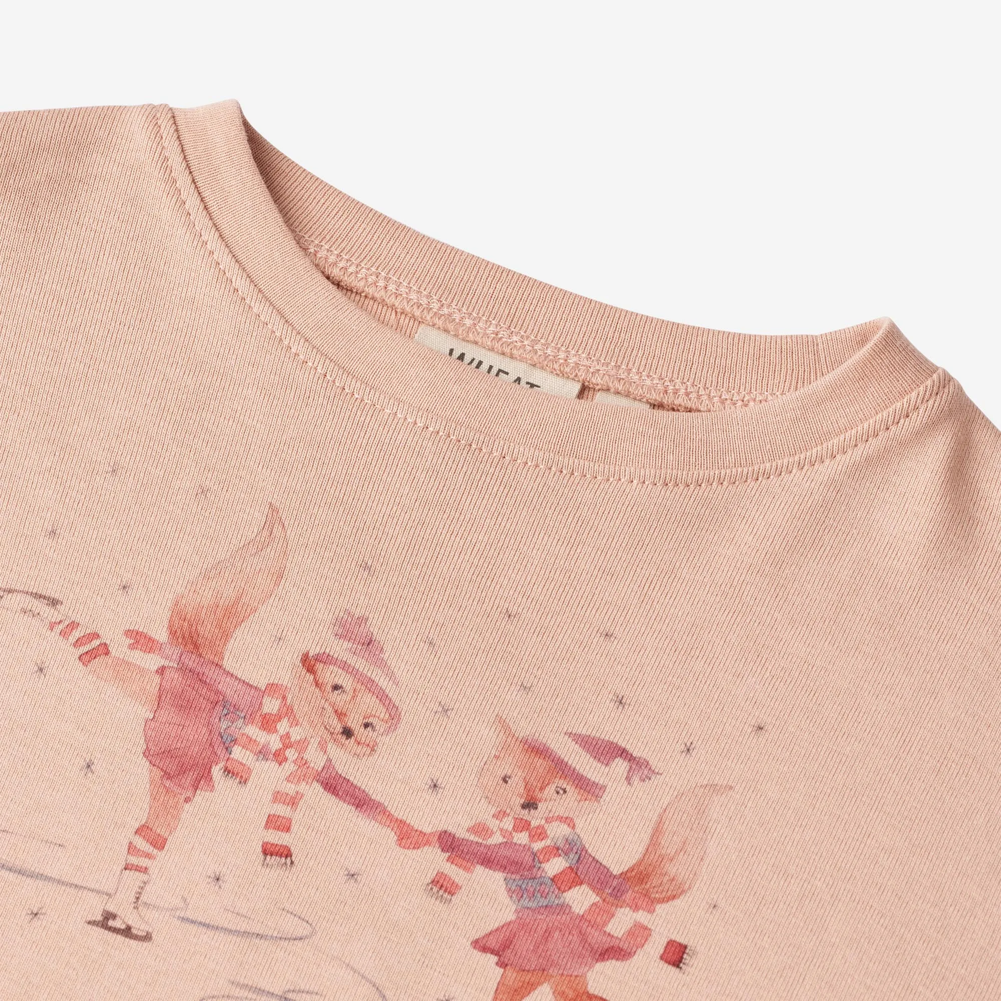 Langærmet T-Shirt Skøjtevenner - pink sand