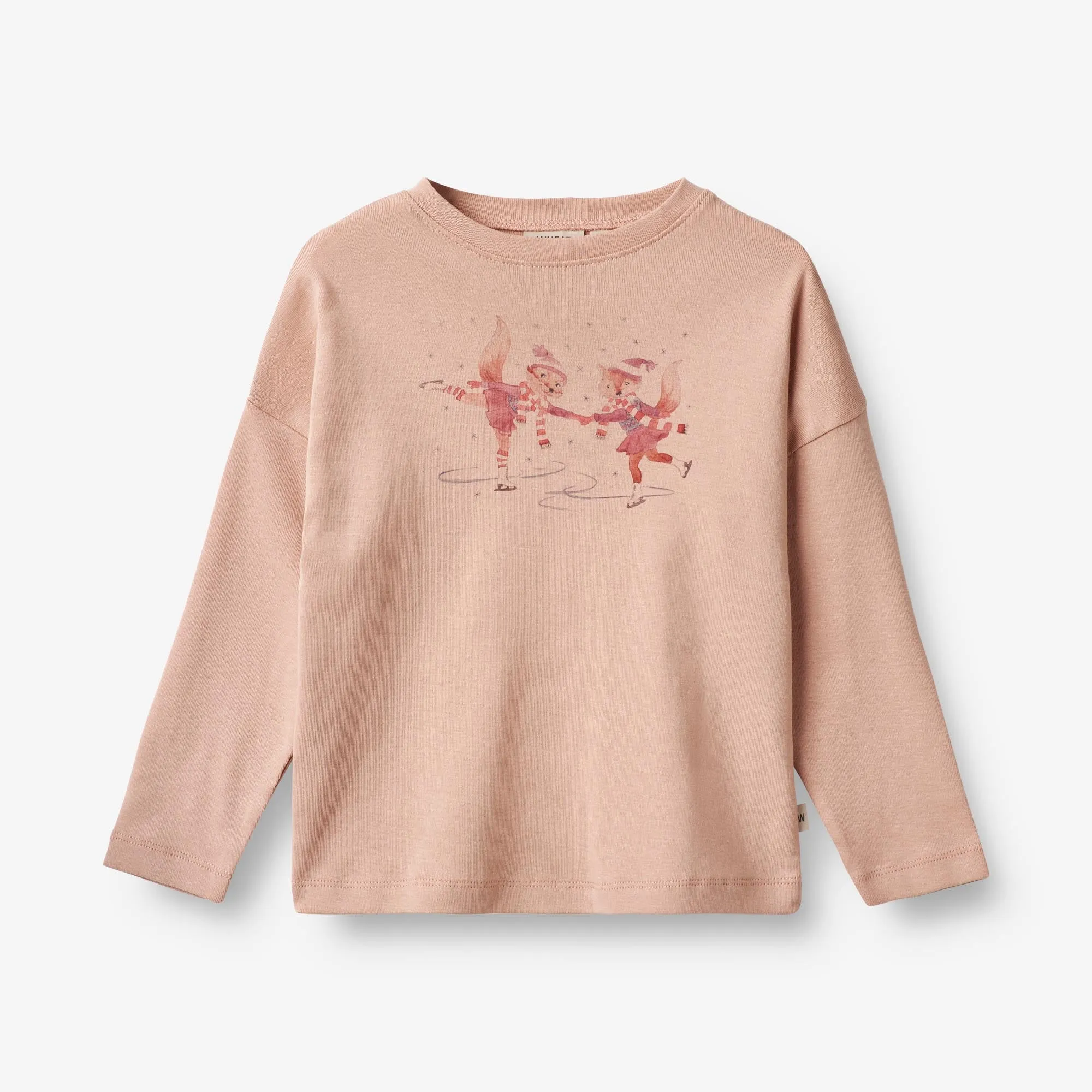 Langærmet T-Shirt Skøjtevenner - pink sand