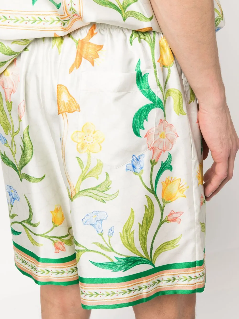 L'Arche de Fleurie silk shorts