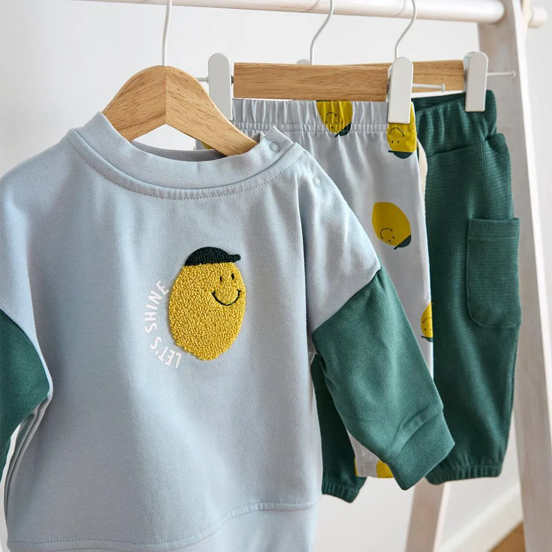 Lassig Leggings Jersey GOTS - Light Blue