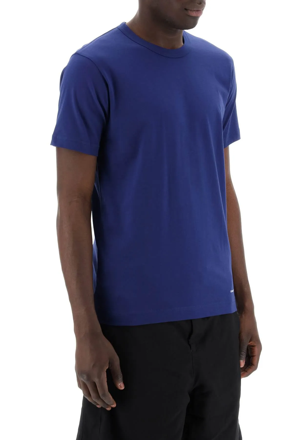 logo print t-shirt FM T020 S24 NAVY
