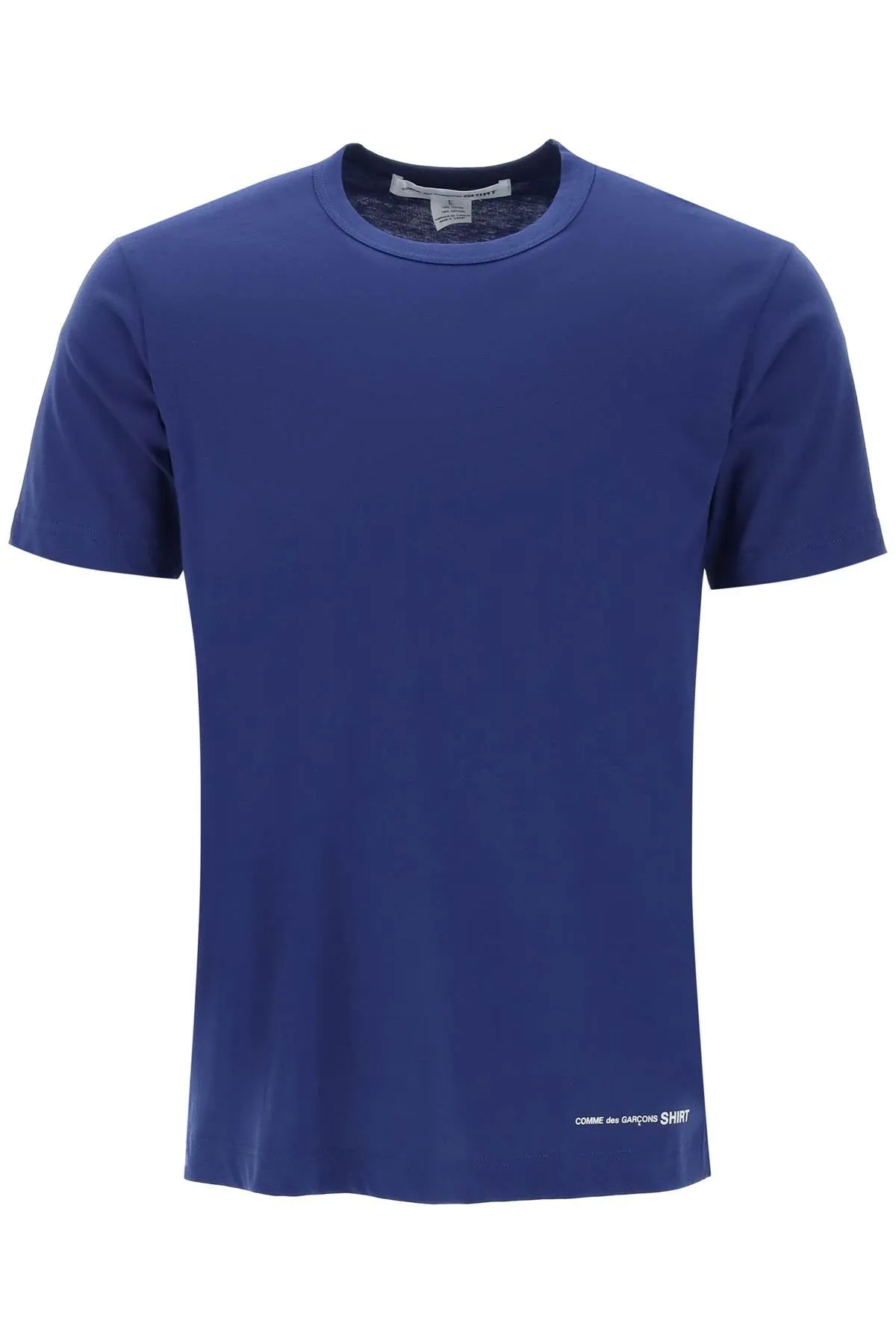 logo print t-shirt FM T020 S24 NAVY