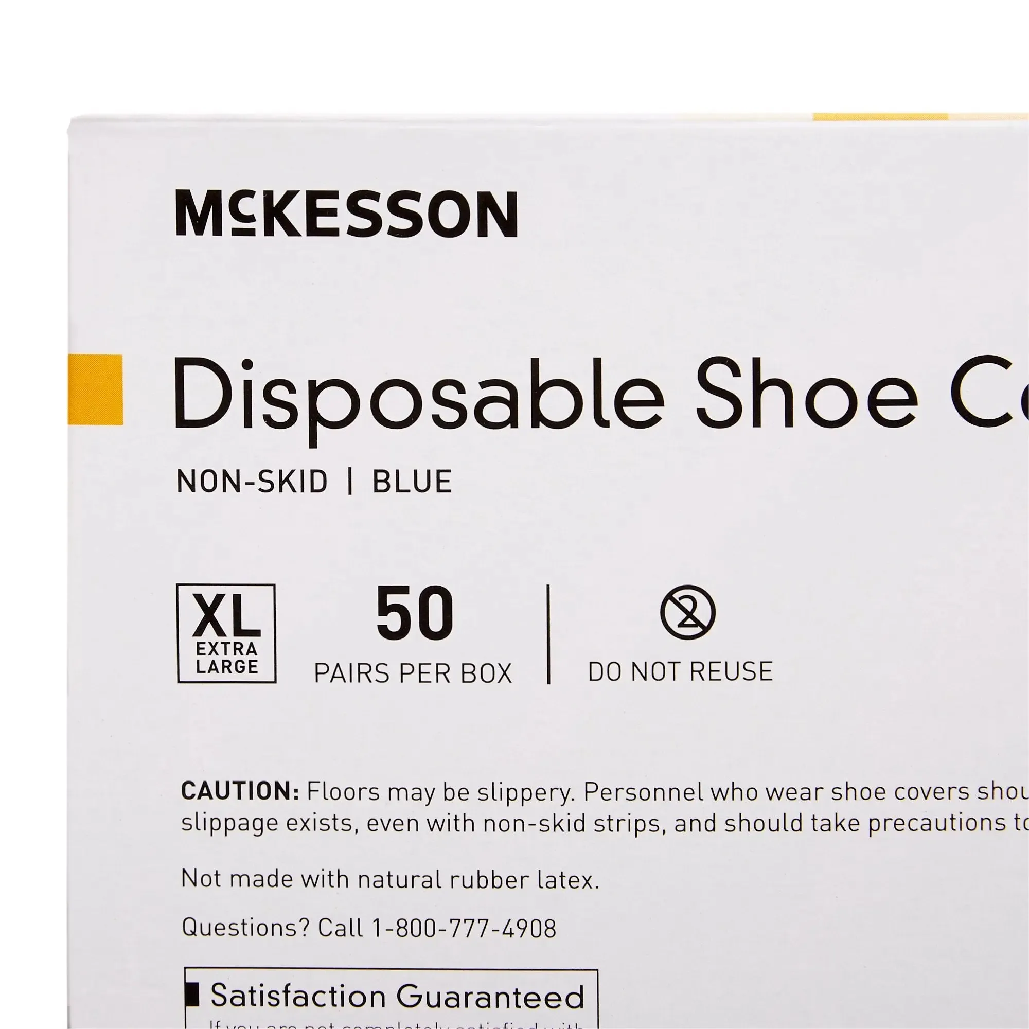 McKesson Shoe Covers, Non-Skid Sole, Blue, Non-Sterile, X-Large