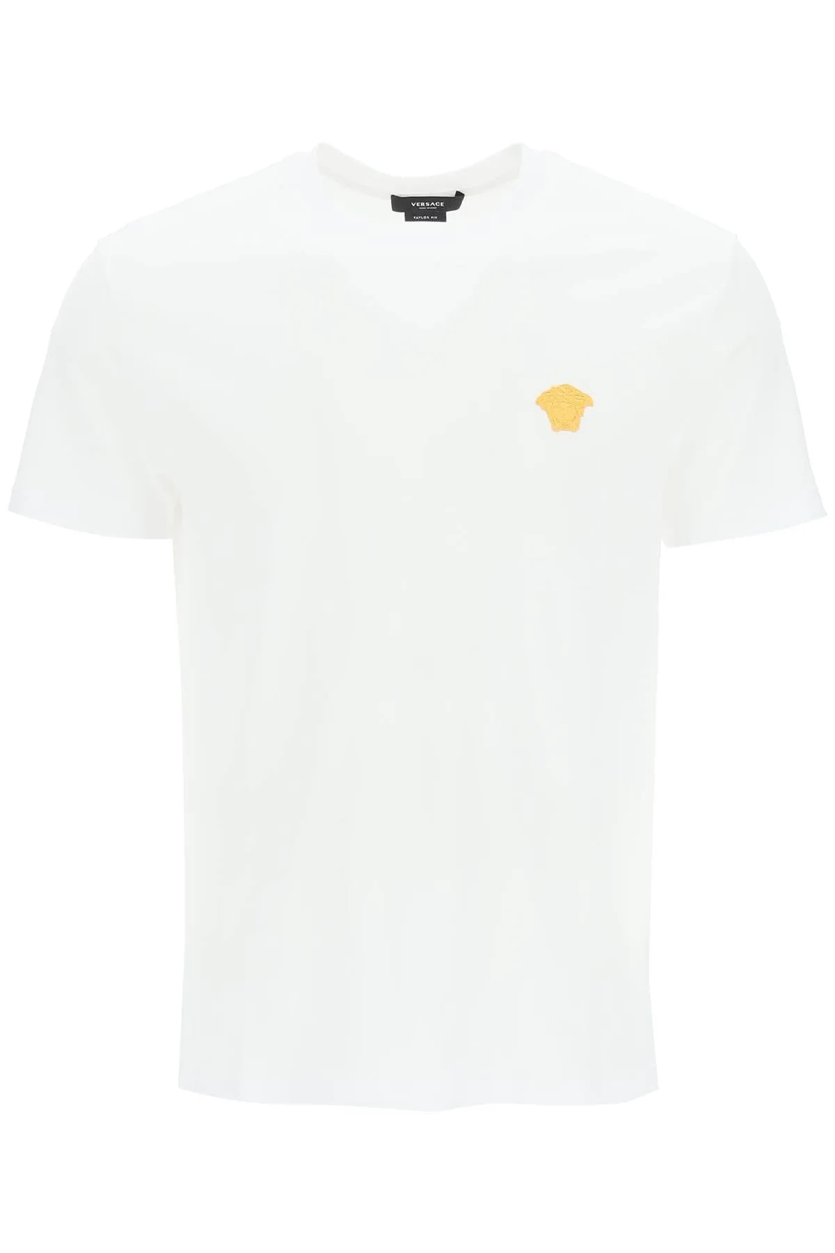 medusa embroidered t-shirt 1008481 1A08489 OPTICAL WHITE