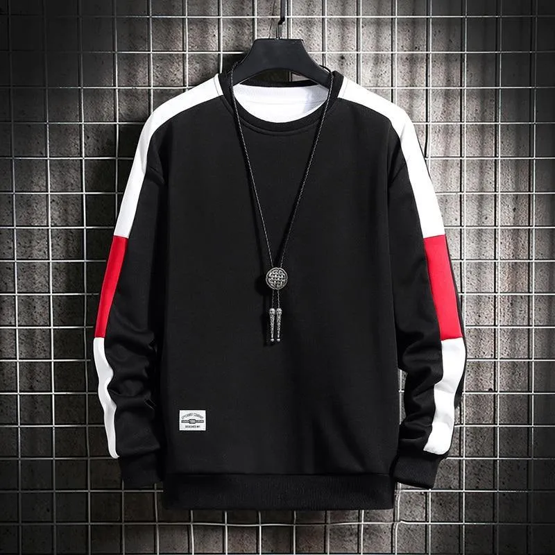 Men's Spring O-neck Light Weight Sweatshirts