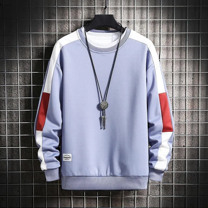 Men's Spring O-neck Light Weight Sweatshirts