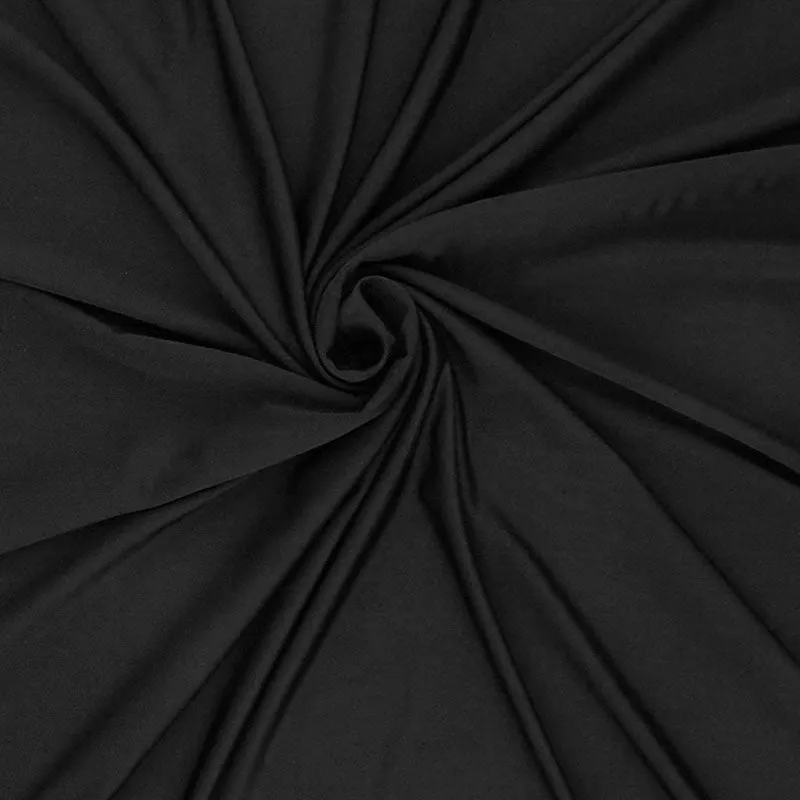 Micro Stretch Jersey - Black Yardage