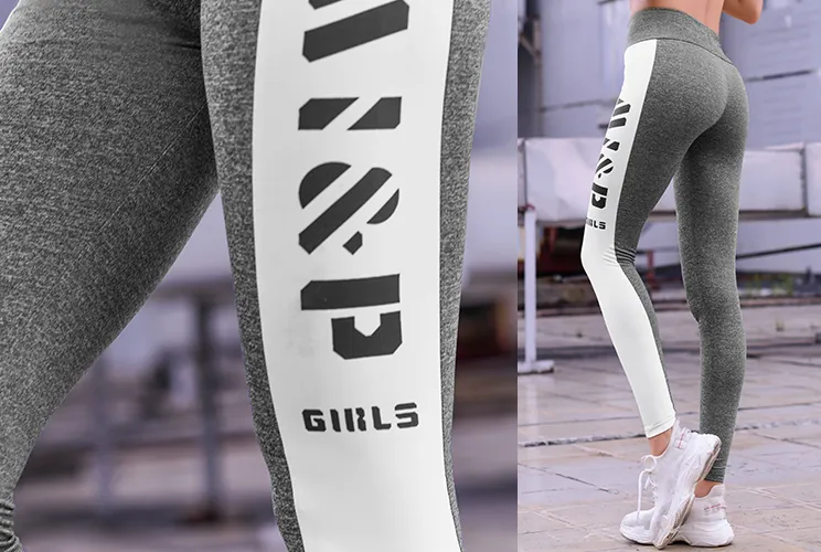 MIP LOGO TAPE LEGGINGS IN GREY