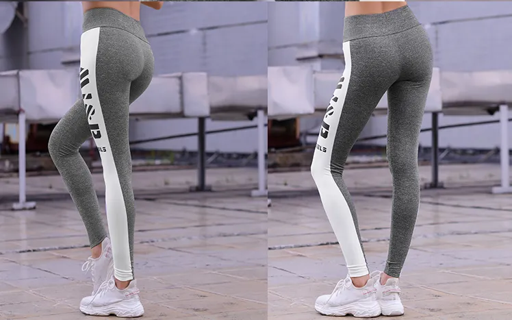 MIP LOGO TAPE LEGGINGS IN GREY