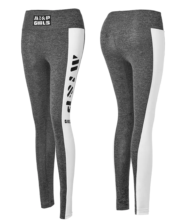 MIP LOGO TAPE LEGGINGS IN GREY