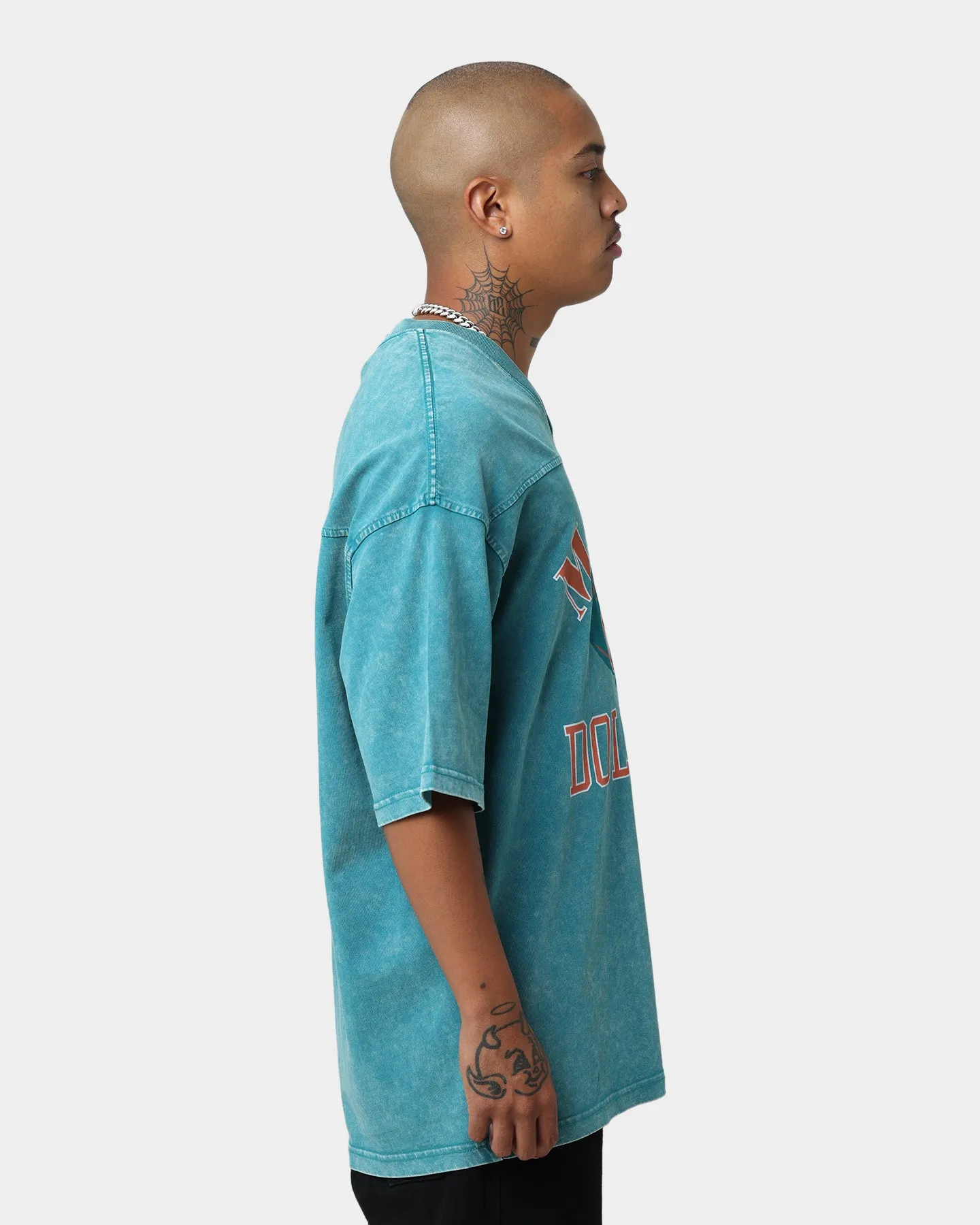 Mitchell & Ness Miami Dolphins Winners Oversized T-Shirt Faded Teal