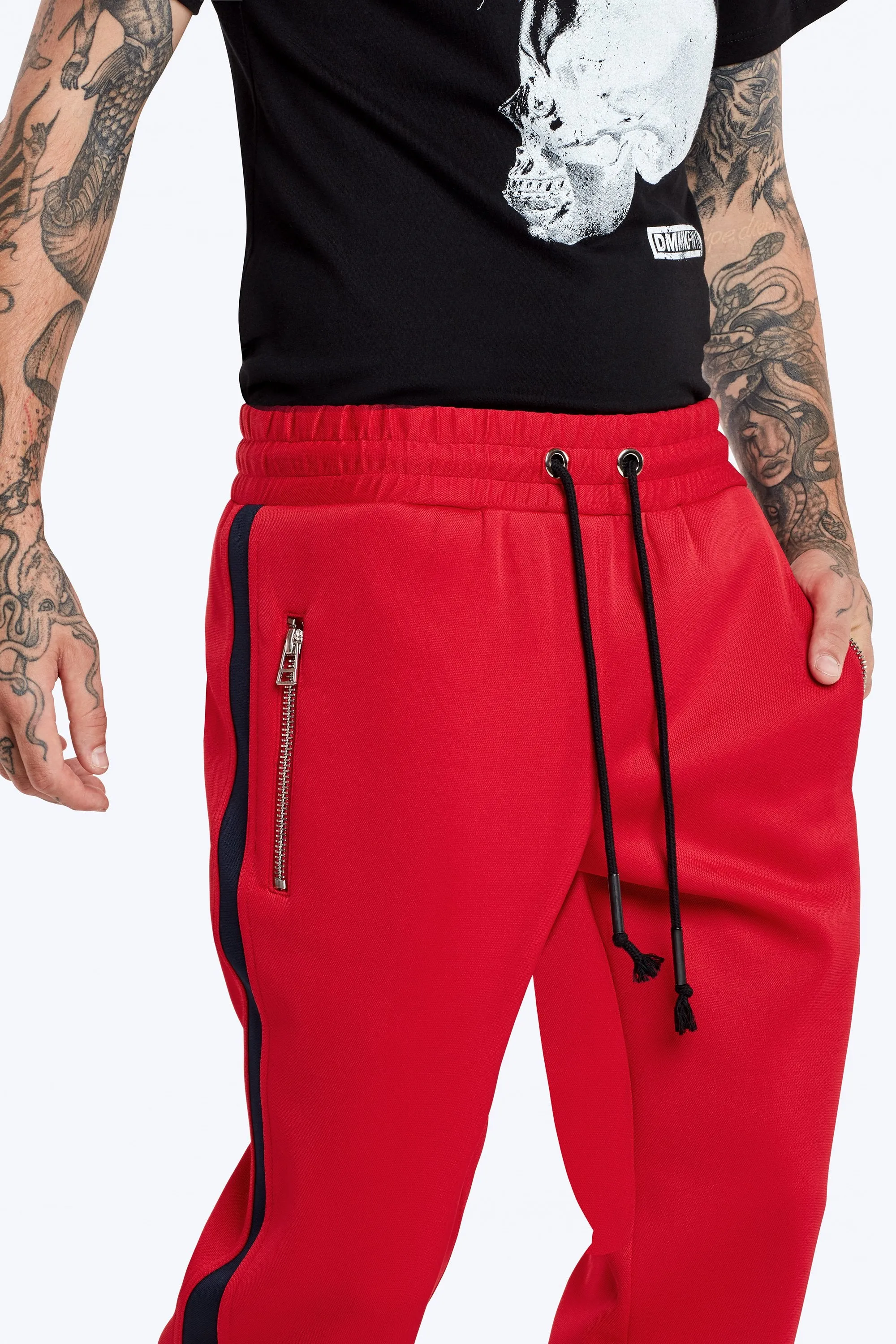 Nadya Track Pant - Red