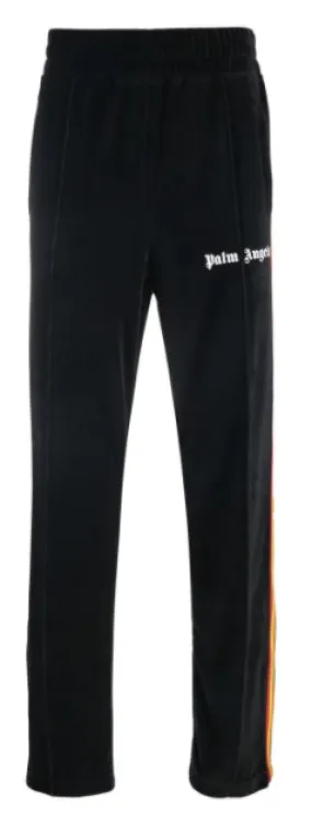 PALM ANGELS - rainbow-stripe chenille track pants