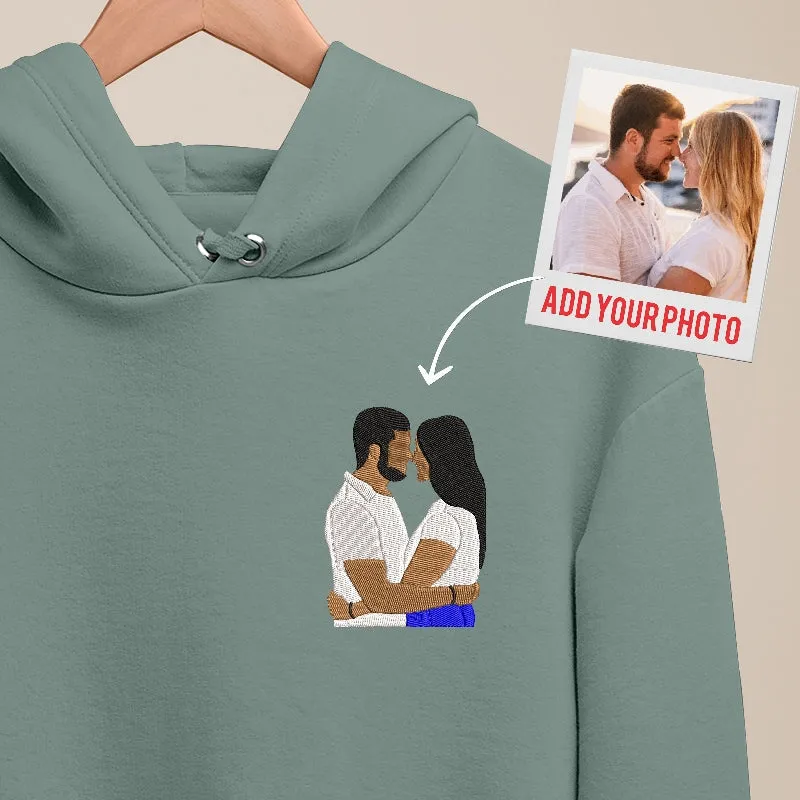 Personalized Portrait Embroidered Sweatshirt