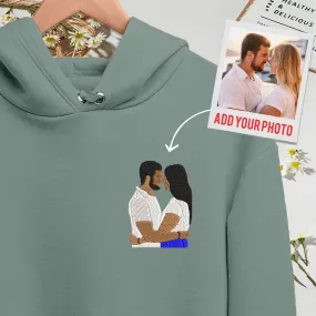 Personalized Portrait Embroidered Sweatshirt