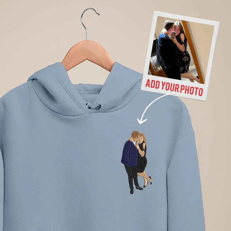 Personalized Portrait Embroidered Sweatshirt