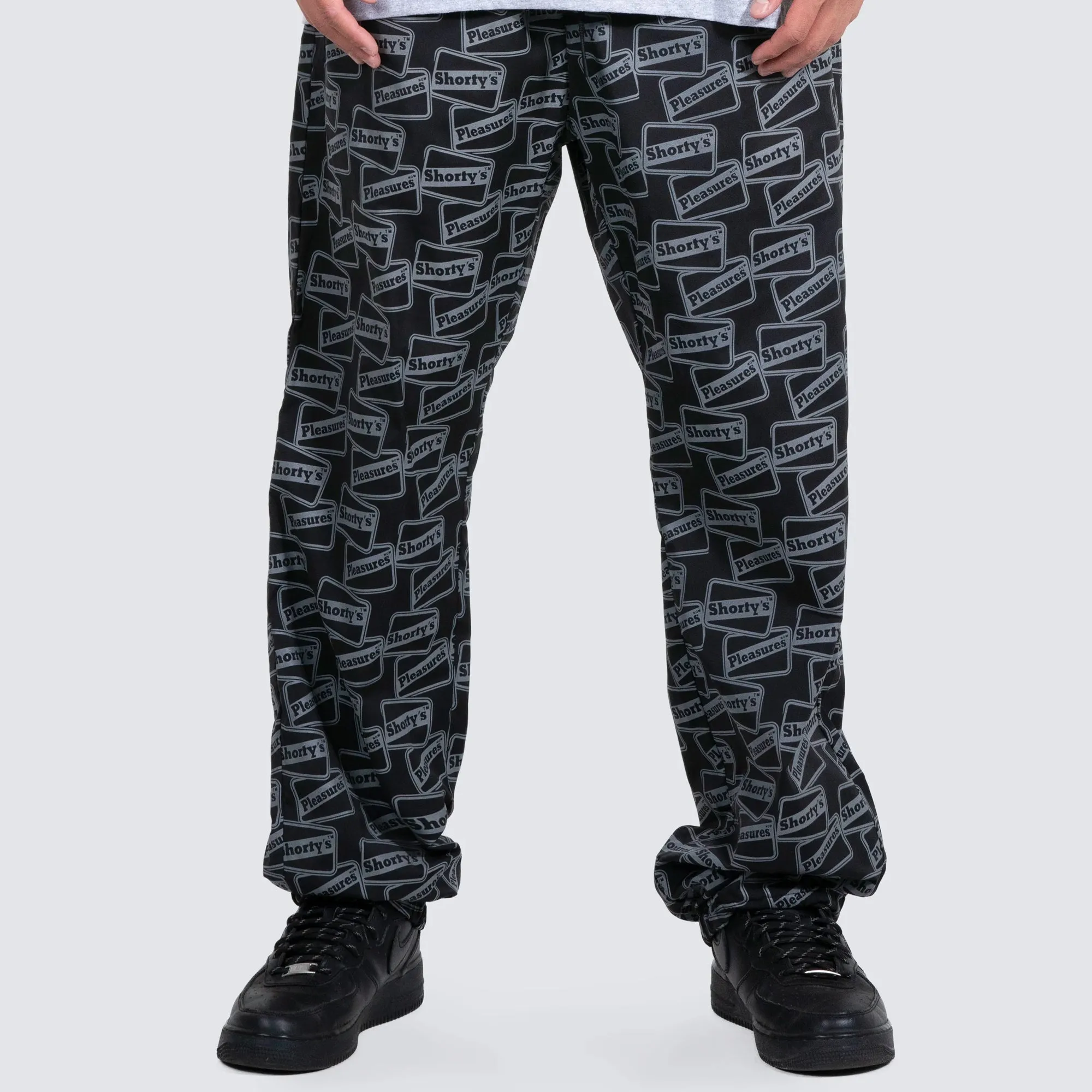 Pleasures x Shorty's Mens Reflective Track Pants
