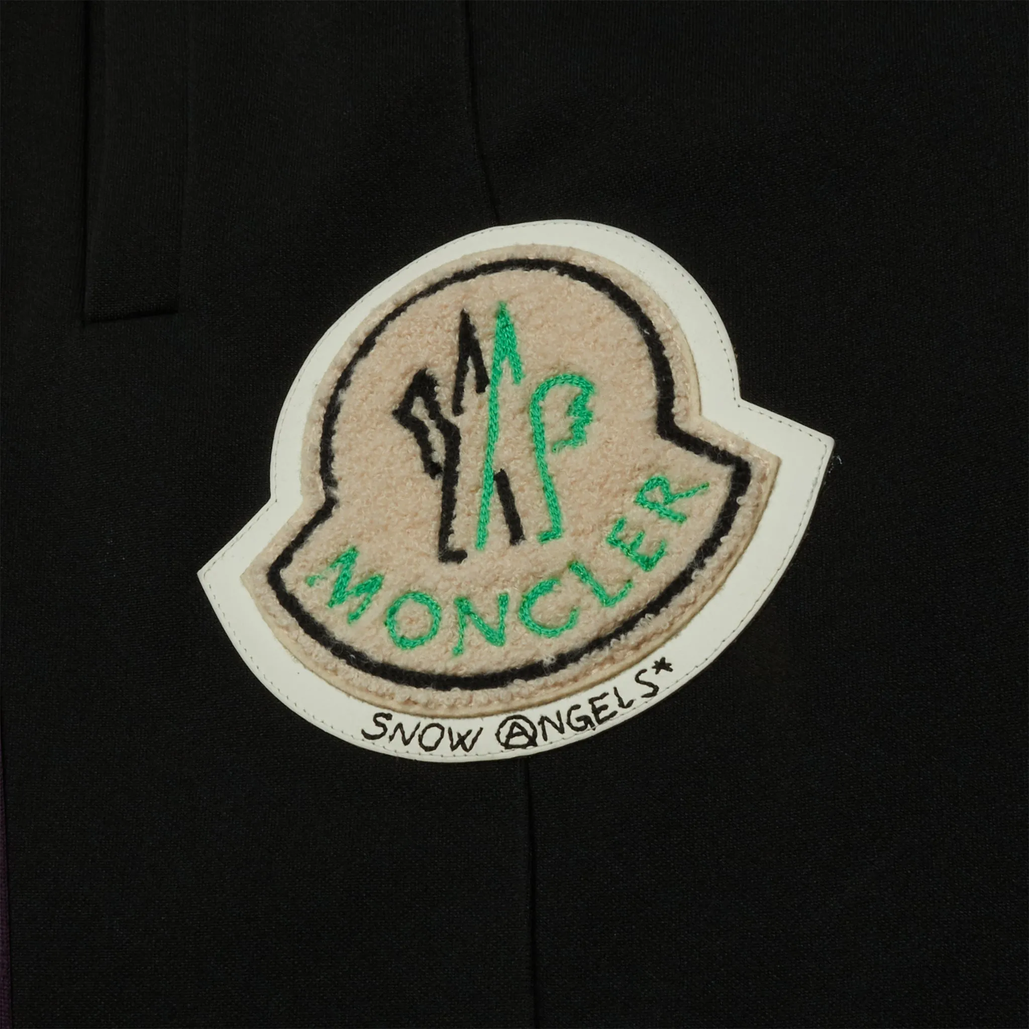 Preloved - Moncler x Palm Angels Striped Black Track Pants
