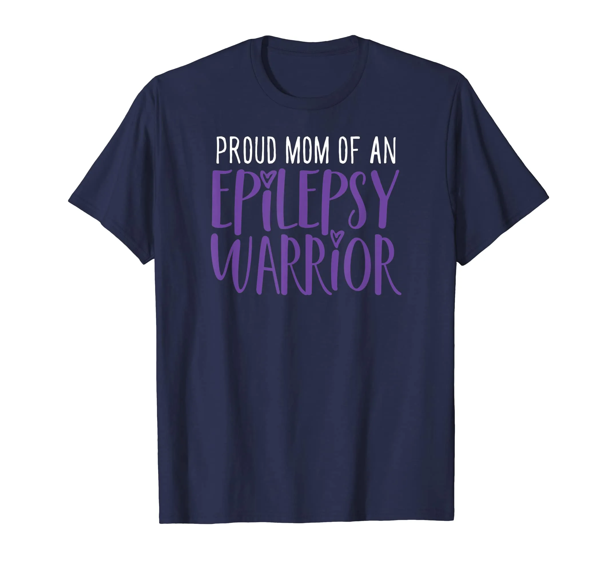Proud Mom of Epilepsy Warrior T Shirt for Women Mother Funny