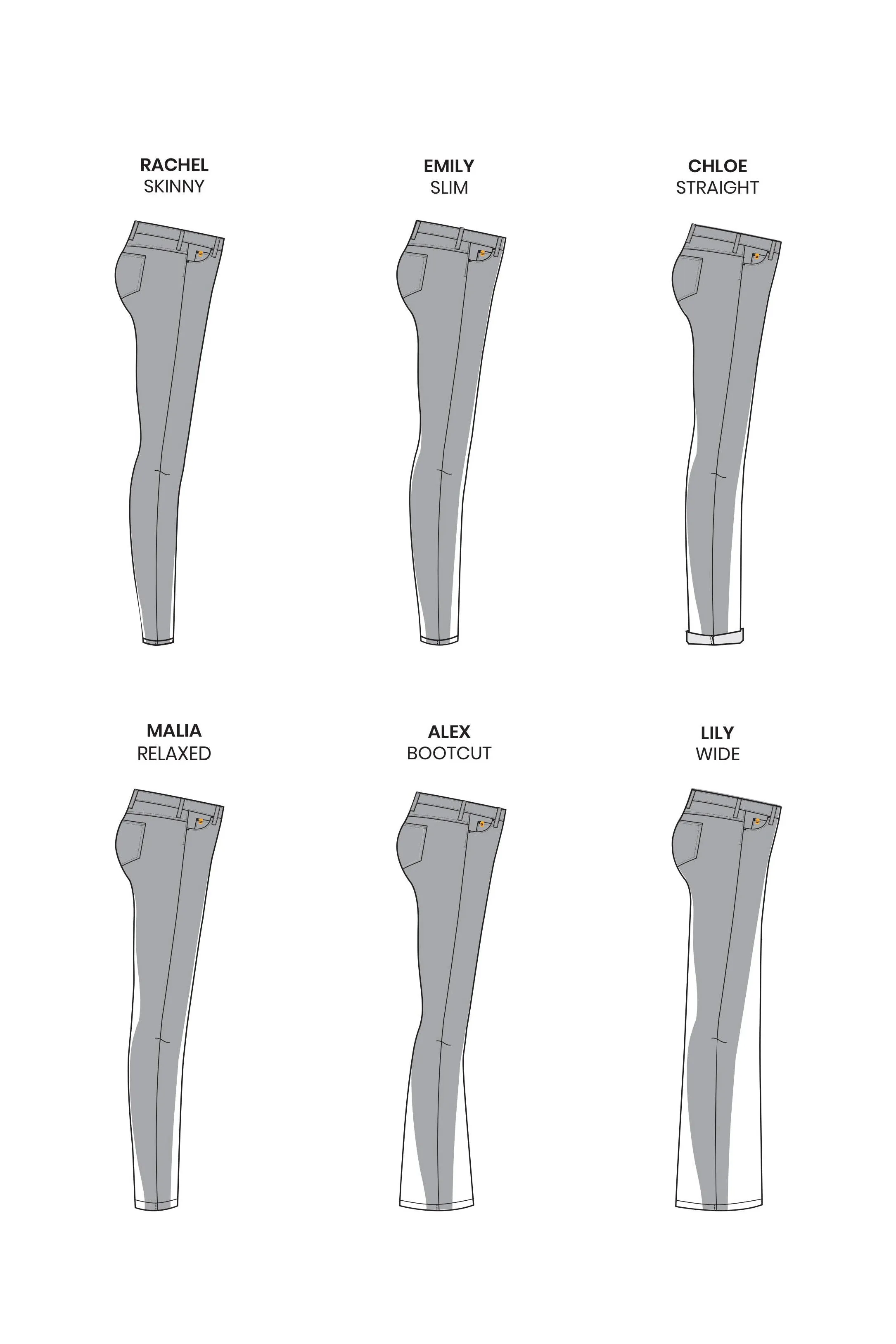 Recycled RACHEL Classic Rise Skinny Jeans