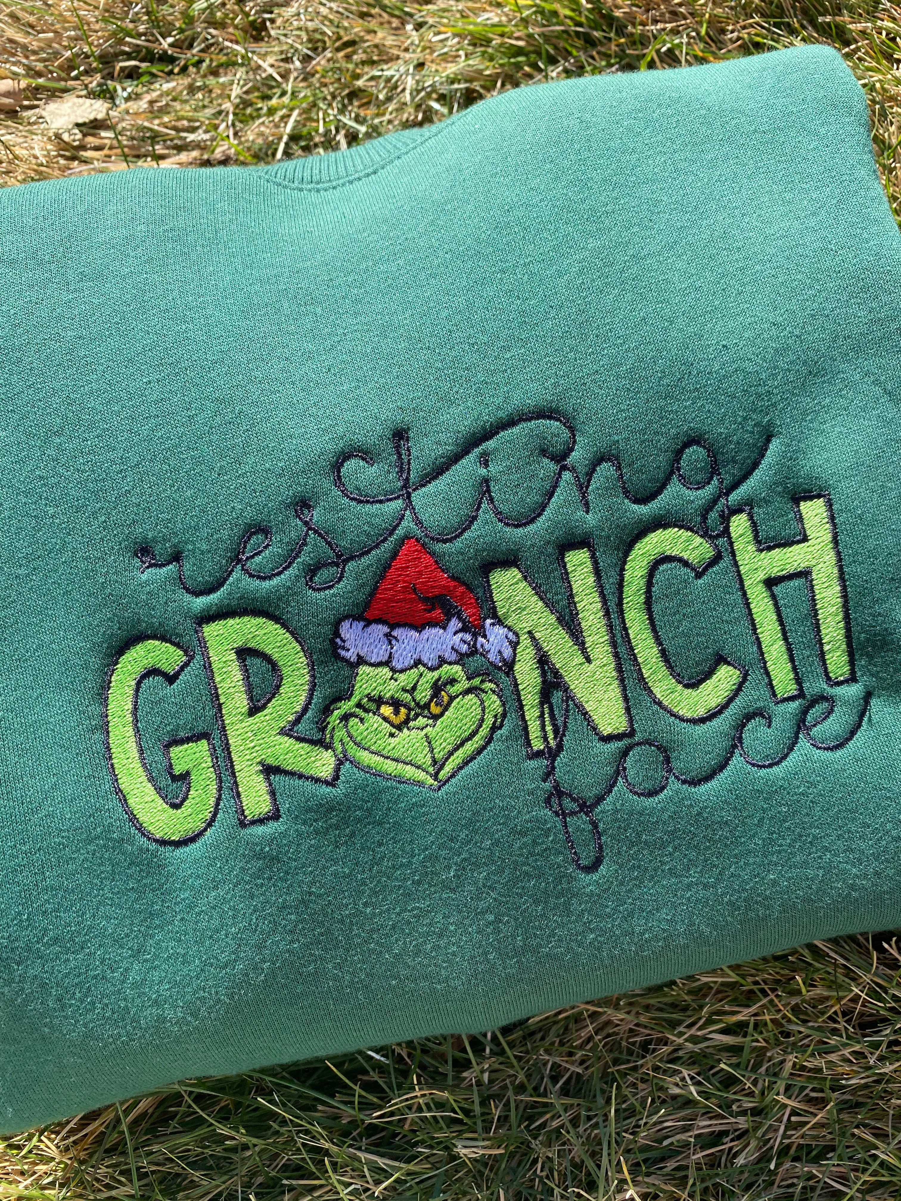 Resting Face Embroidered Sweatshirts, Gifts for her