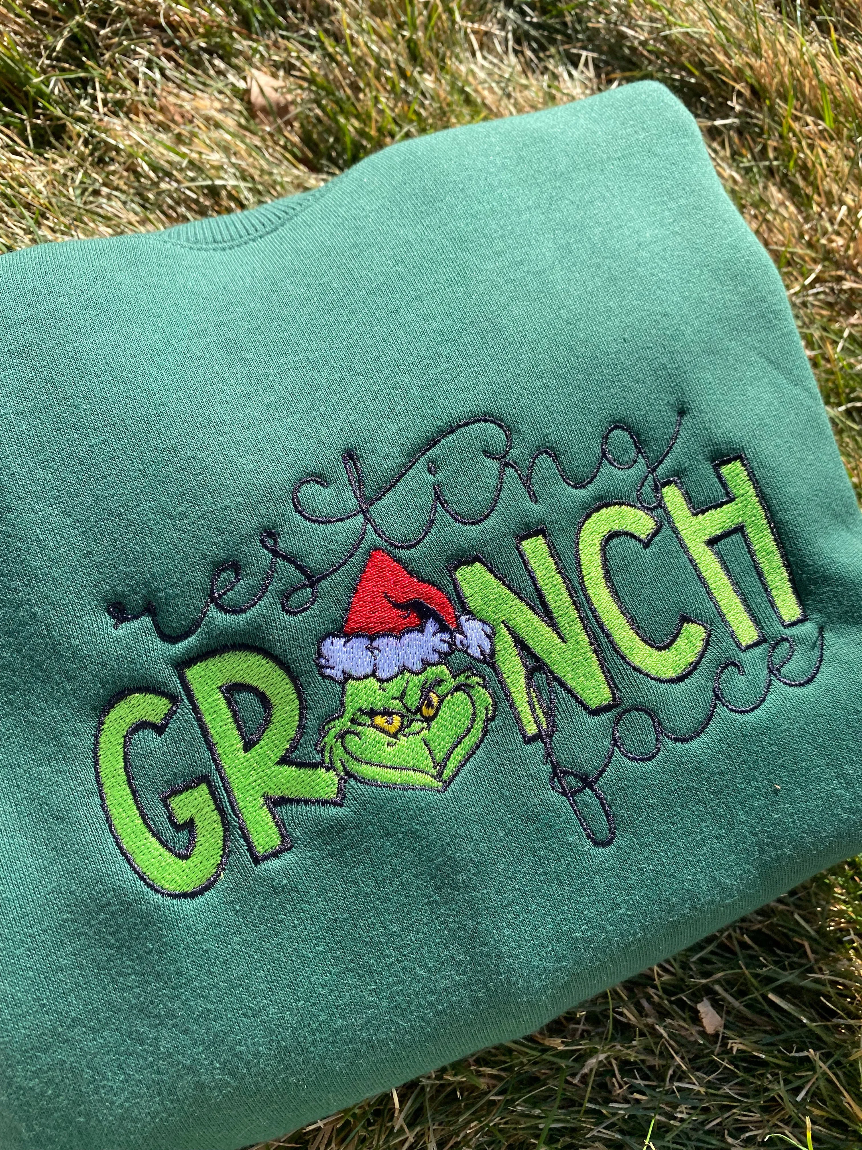 Resting Face Embroidered Sweatshirts, Gifts for her