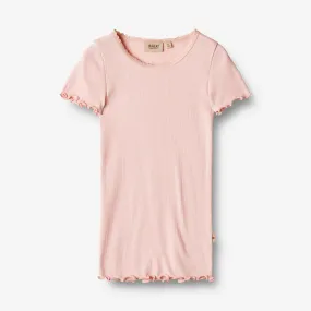 Rib T-Shirt S/S Katie - rose ballet