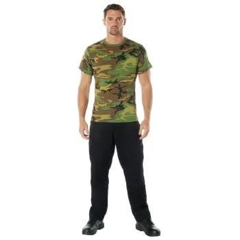 Rothco Camo T-Shirt / Woodland Camo