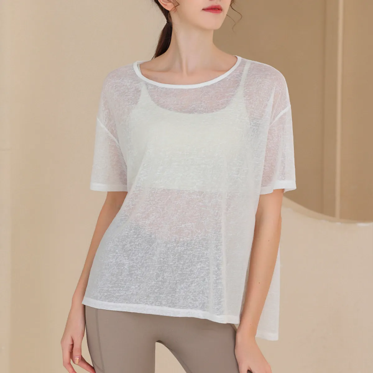 Short Sleeve Yoga Pullover